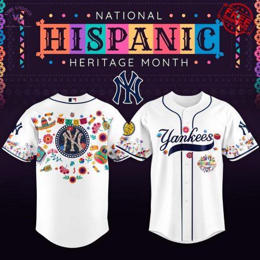 NY Yankees x National Hispanic Heritage Month 2025 Limited Baseball Jersey