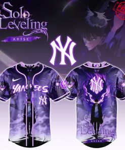 NY Yankees x Solo Leveling Arise Limited Baseball Jersey