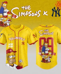 NY Yankees x The Simpsons 2025 Limited Baseball Jersey