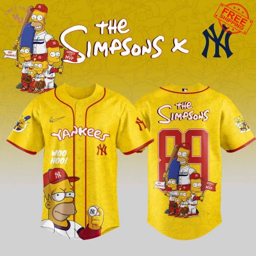 NY Yankees x The Simpsons 2025 Limited Baseball Jersey