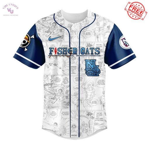 New Hampshire Fisher Cats x One Piece Limited Baseball Jersey