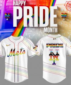 New York Mets Happy Pride Month 2025 Limited Baseball Jersey