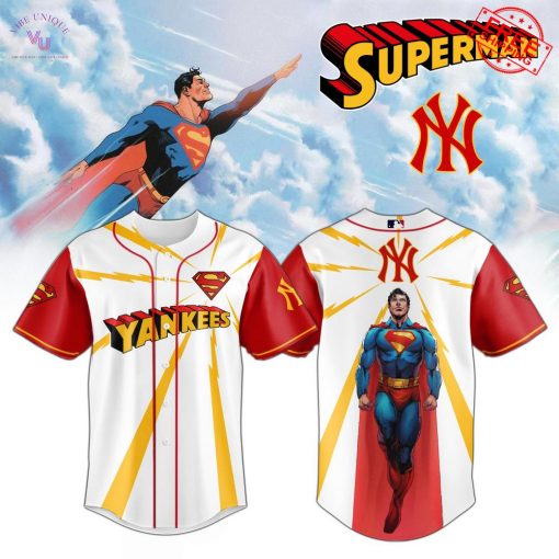 New York Yankees x Superman 2025 Man Of Steel Limited Baseball Jersey