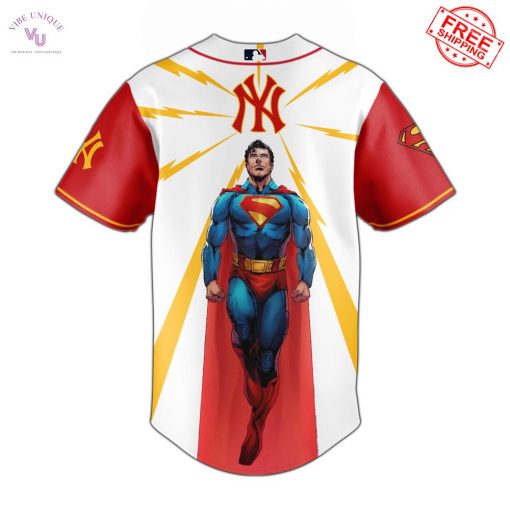 New York Yankees x Superman 2025 Man Of Steel Limited Baseball Jersey