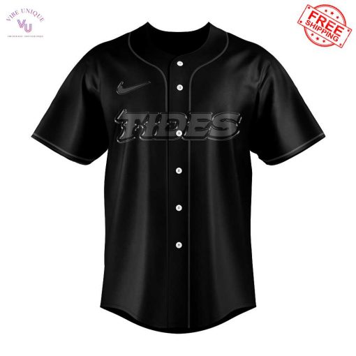 Norfolk Tides 2025 Back In Black Limited Baseball Jersey