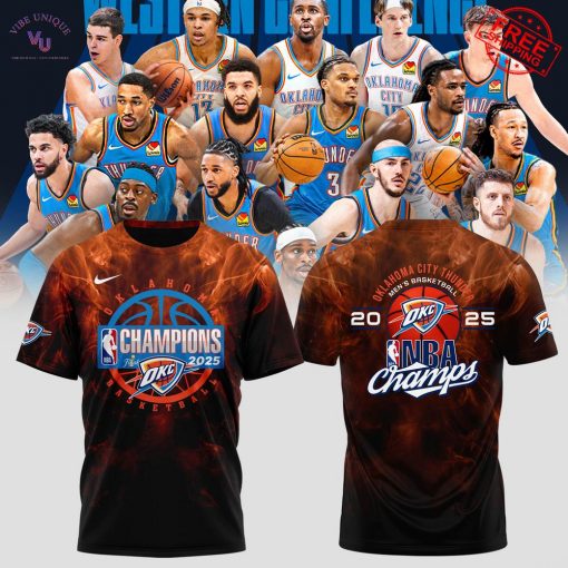 OKC Thunder 2025 NBA Champs Limited Merch Collection