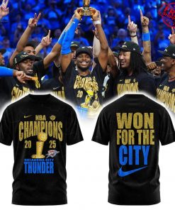 OKC Thunder NBA Finals 2025 Champions Limited Merch Collection