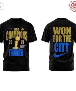 OKC Thunder NBA Finals 2025 Champions Limited Merch Collection 4