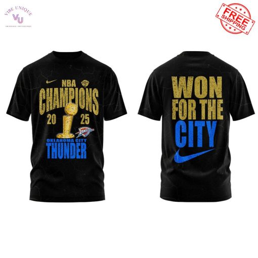OKC Thunder NBA Finals 2025 Champions Limited Merch Collection
