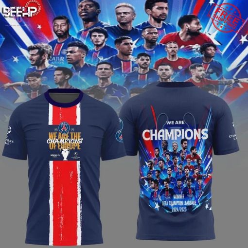 PSG Champions Of Europe 2025 Limited T-Shirt
