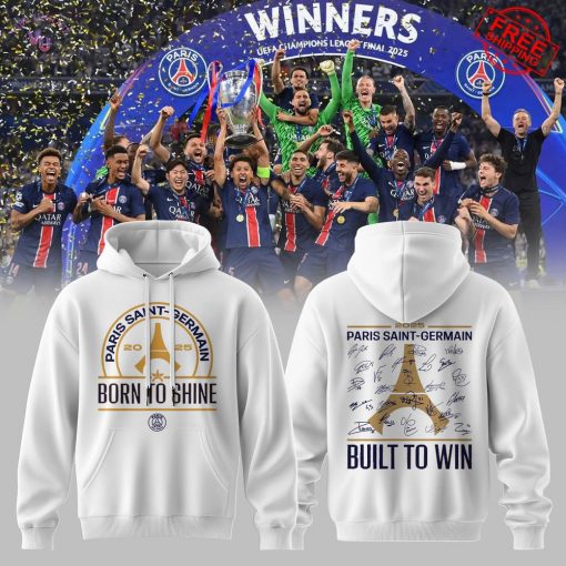 Paris Saint Germain C1 Champions 2025 Build To Win Limited Hoodie