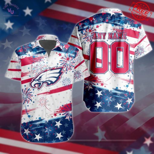 Philadelphia Eagles 4th Of July Limited Hawaiian Shirt