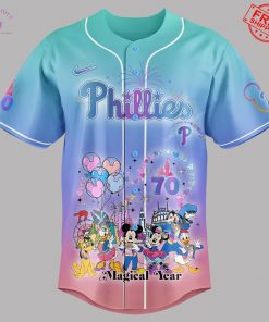 Philadelphia Phillies x Disneyland’s 70th Celebrating Limited Baseball Jersey
