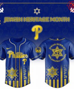 Philadelphia Phillies x Jewish Heritage Night Special Baseball Jersey
