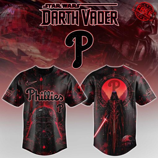 Philadelphia Phillies x Star Wars Darth Vader 2025 Limited Baseball Jersey