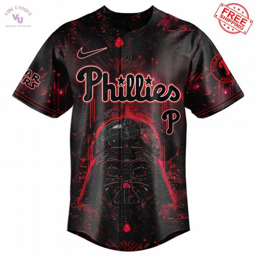 Philadelphia Phillies x Star Wars Darth Vader 2025 Limited Baseball Jersey
