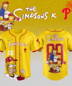 Philadelphia Phillies x The Simpsons 2025 Limited Baseball Jersey