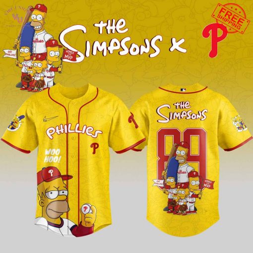 Philadelphia Phillies x The Simpsons 2025 Limited Baseball Jersey