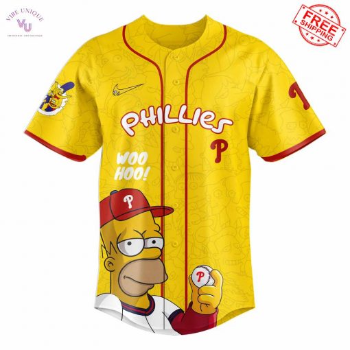 Philadelphia Phillies x The Simpsons 2025 Limited Baseball Jersey