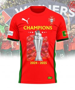 Portugal Winners UEFA Nations League 2024-2025 Champions Limited T-Shirt