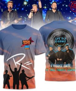 Rascal Flatts I Want To Ride It All Night Long Limited T-Shirt