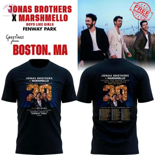 Red Sox x Jonas Brothers Fenway Park Limited T-Shirt