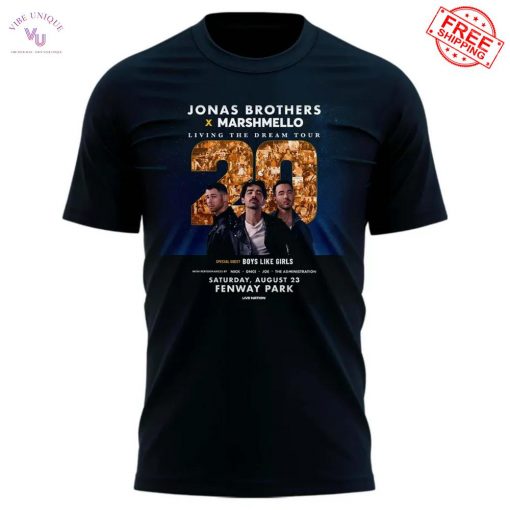 Red Sox x Jonas Brothers Fenway Park Limited T-Shirt
