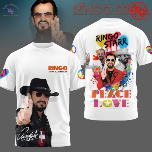 Ringo Starr Peace & Love Limited T-Shirt