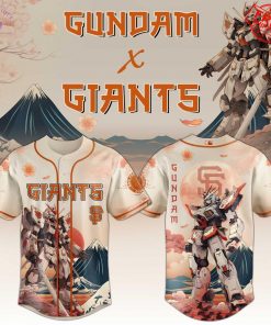 SF Giants 2025 x Gundam Limited Baseball Jersey
