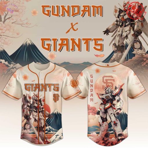SF Giants 2025 x Gundam Limited Baseball Jersey
