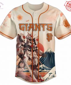 SF Giants 2025 x Gundam Limited Baseball Jersey