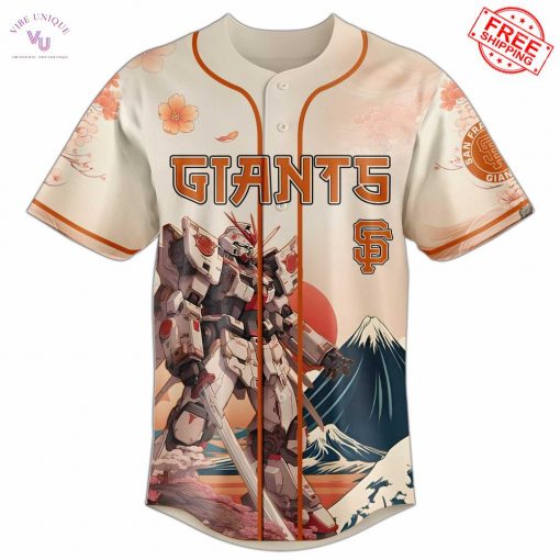 SF Giants 2025 x Gundam Limited Baseball Jersey