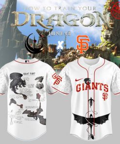 SF Giants How to Train Your Dragon 2025 Limited Baseball Jersey