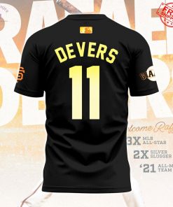 SF Giants Rafael Devers 11 Limited T Shirt 3