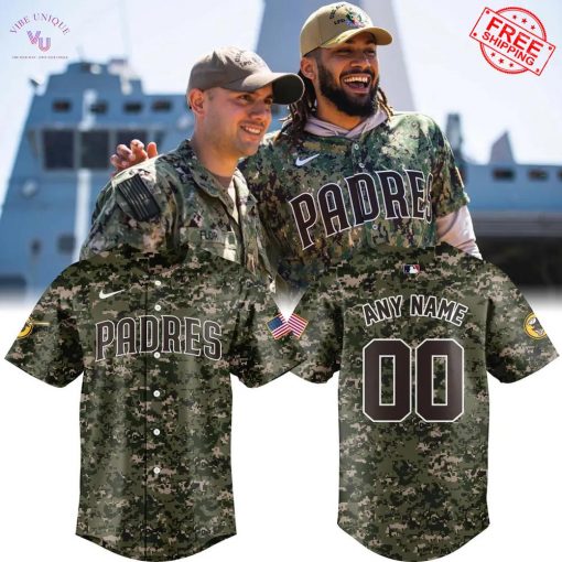 San Diego Padres Camo Personalized 2025 Limited Baseball Jersey