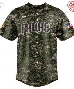 San Diego Padres Camo Personalized 2025 Limited Baseball Jersey