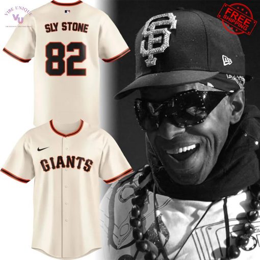 San Francisco Giants Sly Stone Tribute Limited Baseball Jersey