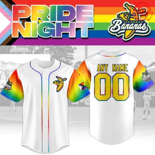 Savannah Bananas Pride Night 2025 Limited Baseball Jersey