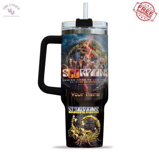 Scorpions 60 Years Of Scorpions Personalized Limited Stanley Tumbler