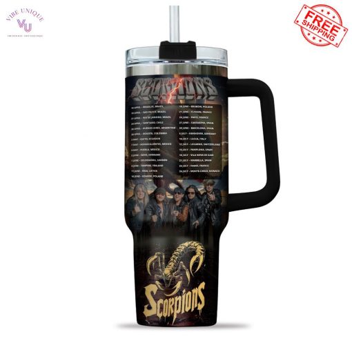 Scorpions 60 Years Of Scorpions Personalized Limited Stanley Tumbler