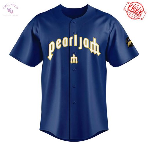 Seattle Mariners Pearl Jam Ten Club Limited Baseball Jersey
