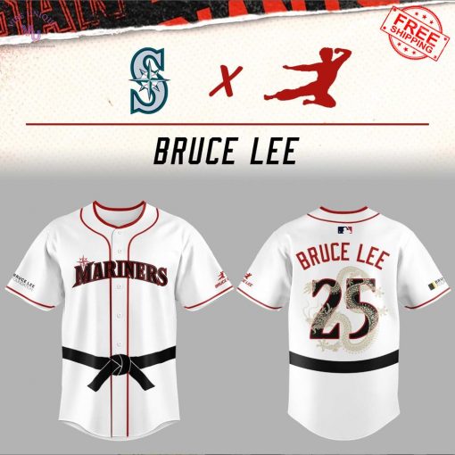 Seattle Mariners x Bruce Lee 2025 Limited Baseball Jersey