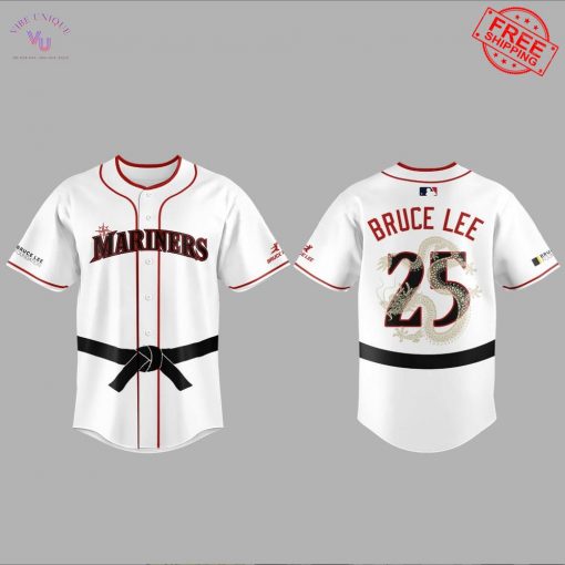 Seattle Mariners x Bruce Lee 2025 Limited Baseball Jersey