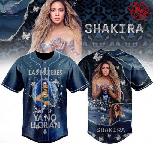 Shakira Las Mujeres Ya No Lloran Limited Baseball Jersey