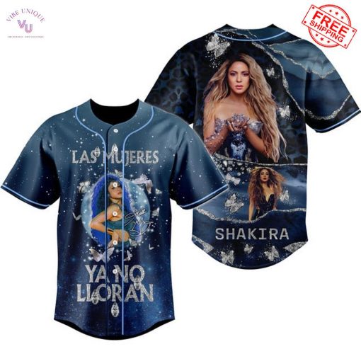 Shakira Las Mujeres Ya No Lloran Limited Baseball Jersey
