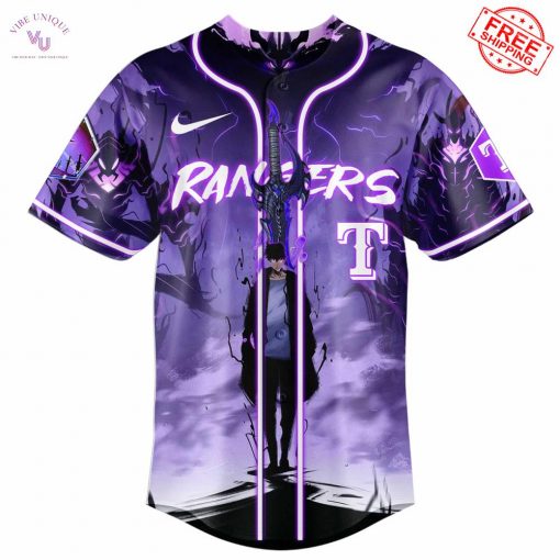 Solo Leveling Arise x Texas Rangers 2025 Limited Baseball Jersey