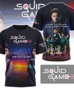 Squid Game 3 Time To Play The Final Game Limited T-Shirt