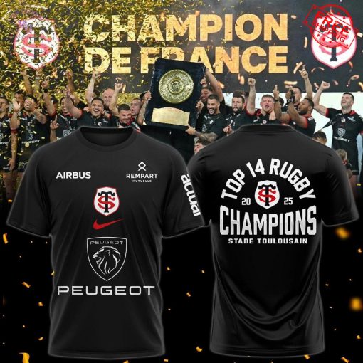 Stade Toulousain Champions 2025 Limited T-Shirt