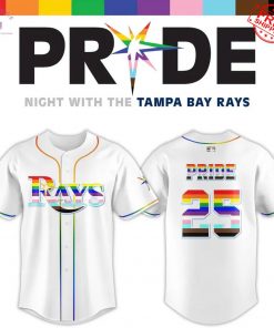 Tampa Bay Rays Pride 2025 Special Baseball Jersey