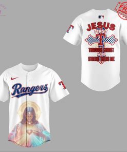 Texas Rangers Jesus First Special Limited Jersey